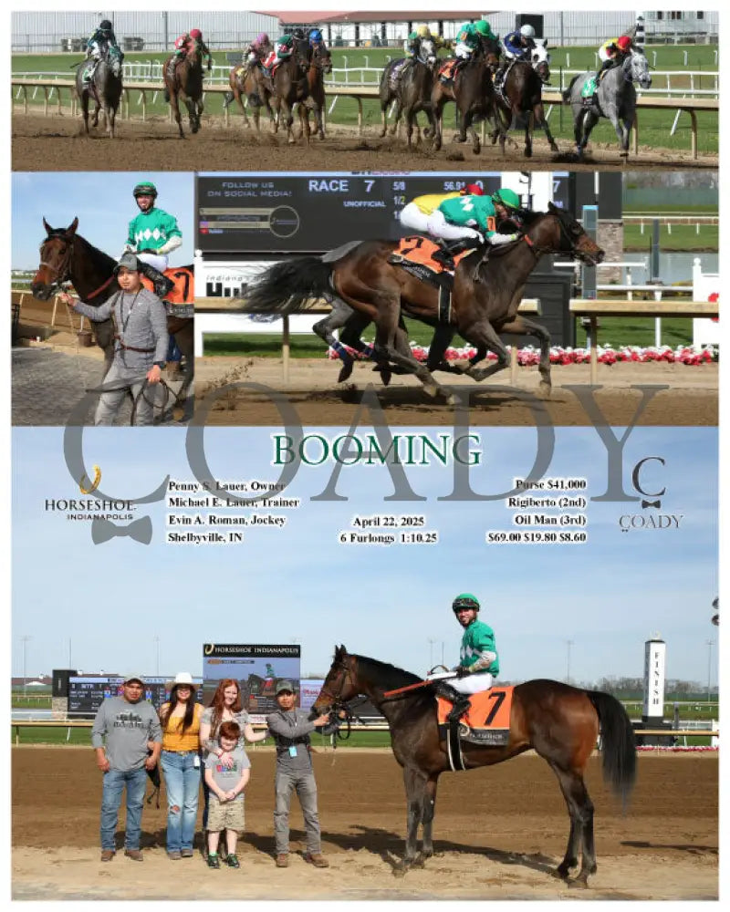 BOOMING - 04-22-25 - R07 - IND Indiana Grand