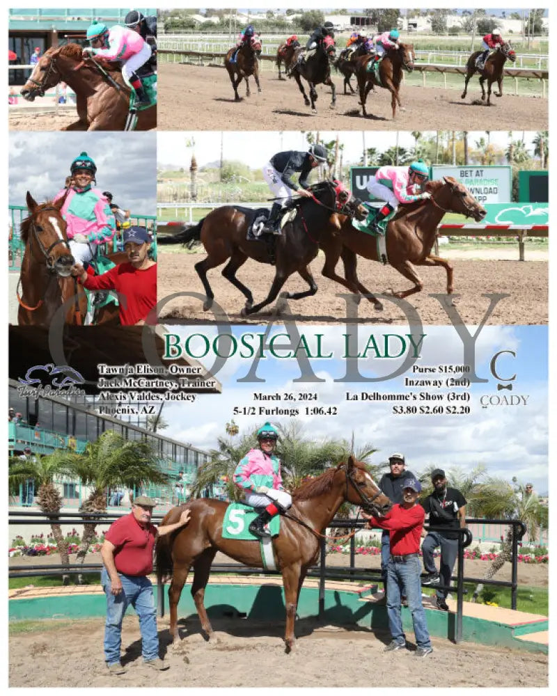 Boosical Lady - 03 - 26 - 24 R03 Tup Turf Paradise