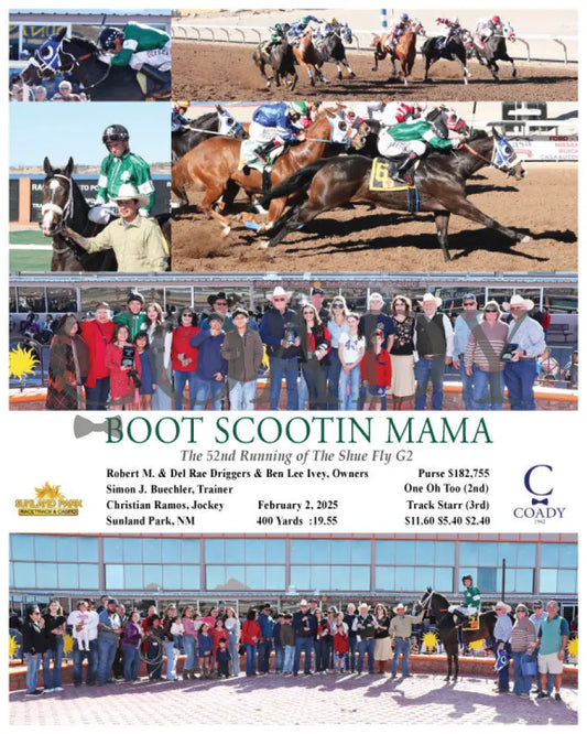 Boot Scootin Mama - The 52Nd Running Of Shue Fly G2 02-02-25 R06 Sun Turfway Park