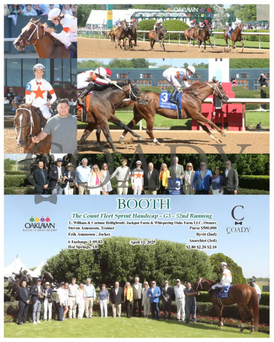 BOOTH - 041225 - Race 08 - OP The Count Fleet Sprint Handicap Oaklawn Park