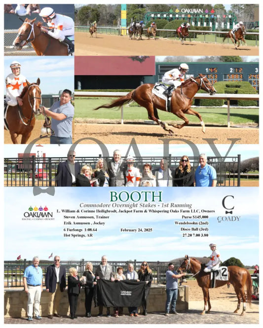 BOOTH - Commodore Overnight Stakes - 1st Running - 02-24-25 - R04 - OP Oaklawn Park