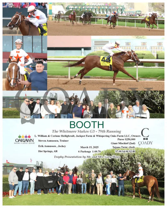 BOOTH - The Whitmore Stakes G3 - 79th Running - 03-15-25 - R10 - OP Oaklawn Park