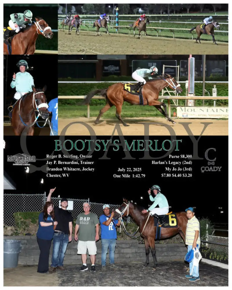 BOOTSY’S MERLOT - 07-22-25 - R06 - MNR Mountaineer Park