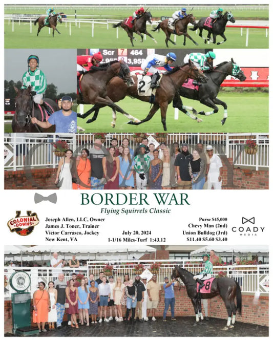 Border War - Flying Squirrels Classic 07-20-24 R03 Cnl Colonial Downs