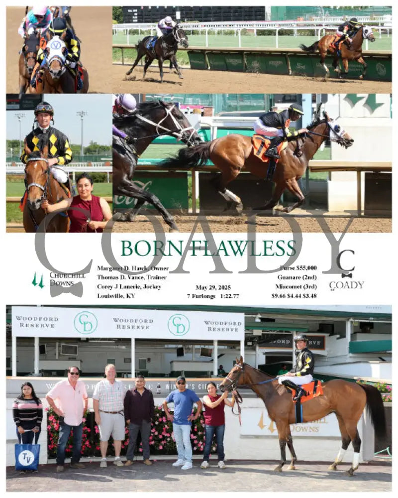 BORN FLAWLESS - 052925 - Race 01 - CD Churchill Downs
