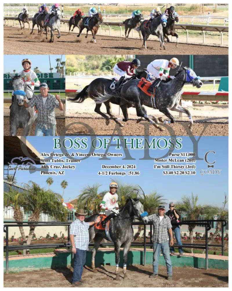 Boss Of Themoss - 12-04-24 R04 Tup Turf Paradise