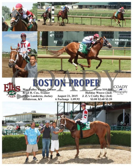 Boston Proper - 082115 Race 03 Elp Ellis Park