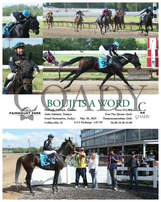 BOUJI IS A WORD - 05-20-25 - R08 - FP Fanduel Sportsbook Horse Racing