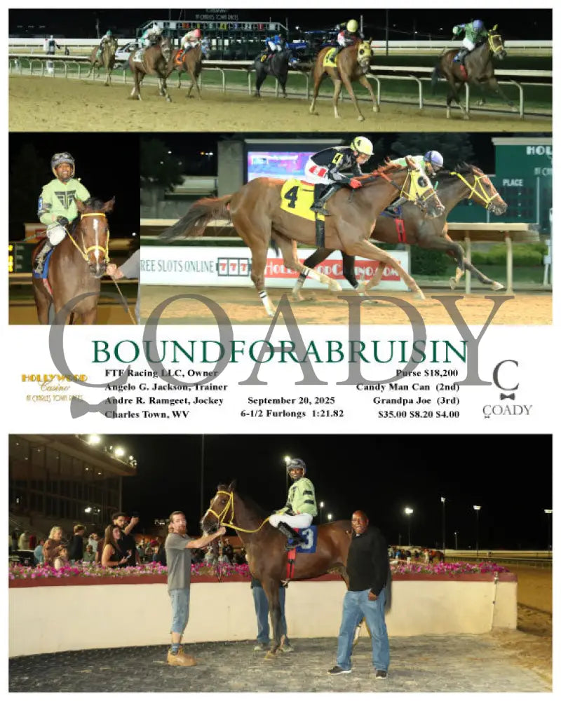 BOUNDFORABRUISIN - 09-20-25 - R05 - CT Hollywood Casino at Charles Town Races