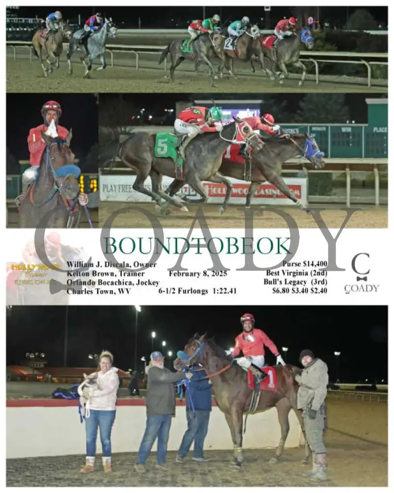 Boundtobeok - 02-08-25 R04 Ct Hollywood Casino At Charles Town Races