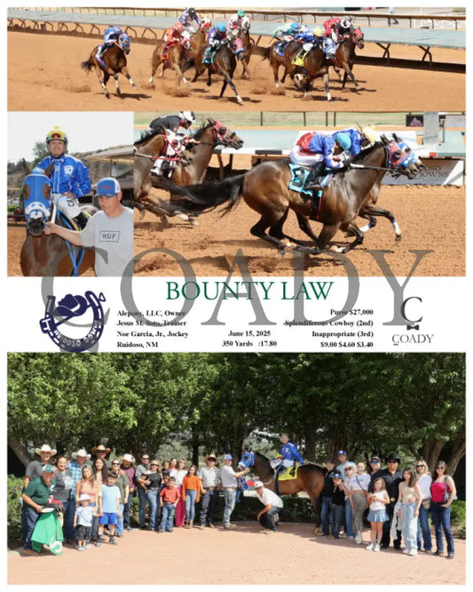 BOUNTY LAW - 06-15-25 - R08 - RUI Ruidoso Downs