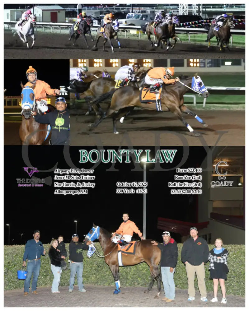 BOUNTY LAW - 10-17-25 - R08 - ALB Downs at Albuquerque