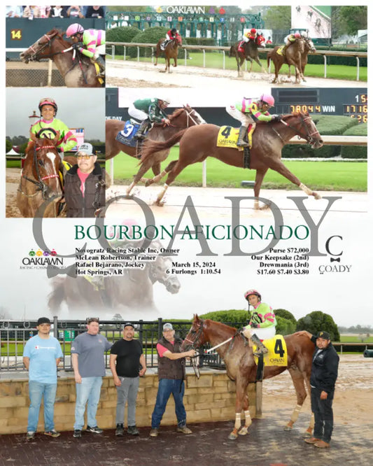Bourbon Aficionado - 031524 Race 01 Op Oaklawn Park