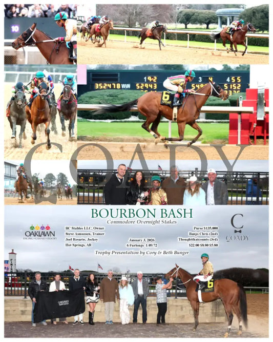 BOURBON BASH - Commodore Overnight Stakes - 01-03-26 - R09 - OP - Coady Media - Kurtis Coady Photography