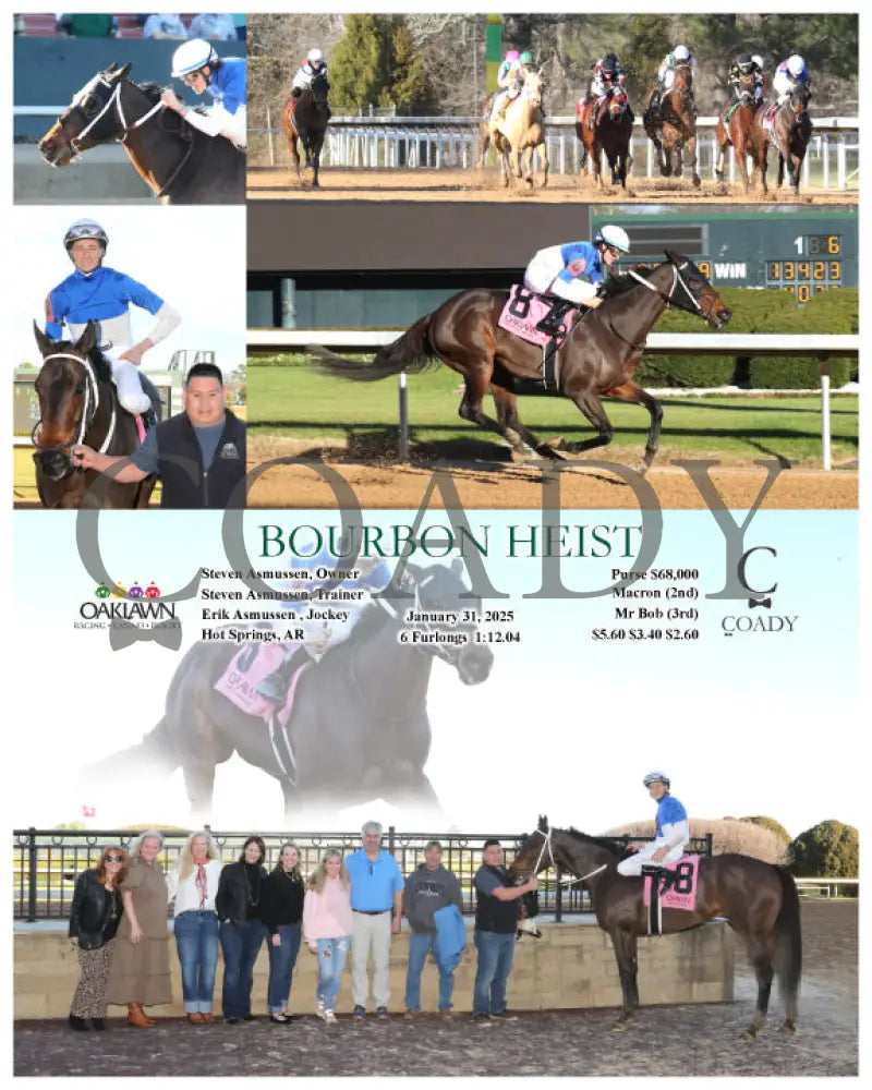 Bourbon Heist - 01-31-25 R08 Op Oaklawn Park
