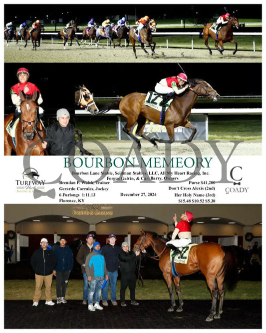 Bourbon Memeory - 12-27-24 R09 Tp Turfway Park