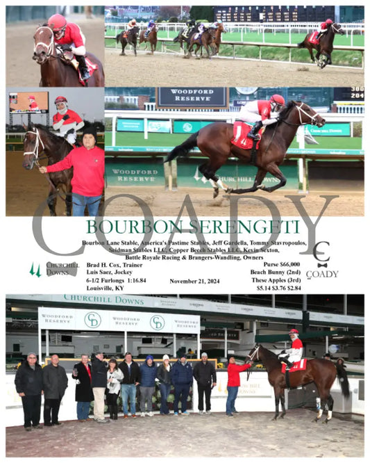 Bourbon Serengeti - 11-21-24 R08 Cd Churchill Downs