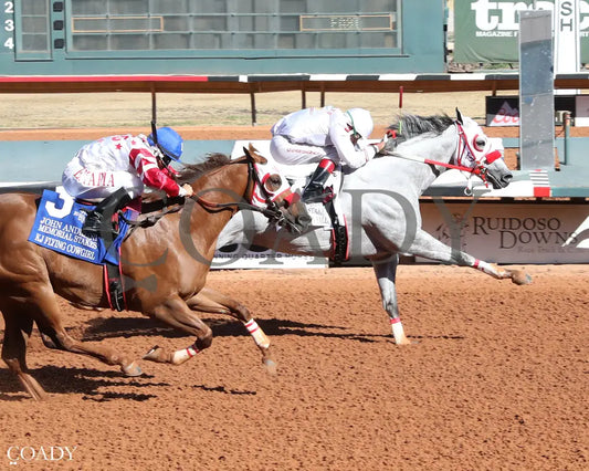 BOUT TA LEARN YALL - John Andreini Memorial Stakes - 05-26-25 - R10 - Ruidoso Downs - Finish 01 - Mark Flanders Ruidoso