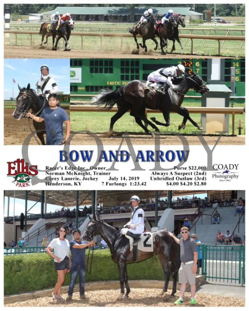 Bow And Arrow - 07-14-19 R10 Elp Ellis Park