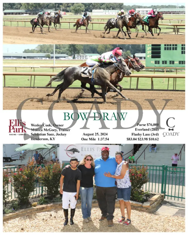 Bow Draw - 082524 Race 05 Elp Ellis Park