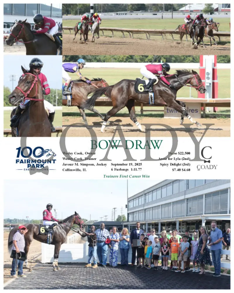 BOW DRAW - 09-19-25 - R04 - FP Fanduel Sportsbook Horse Racing