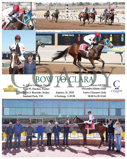Bow To Clara - 01-31-25 R01 Sun Turfway Park