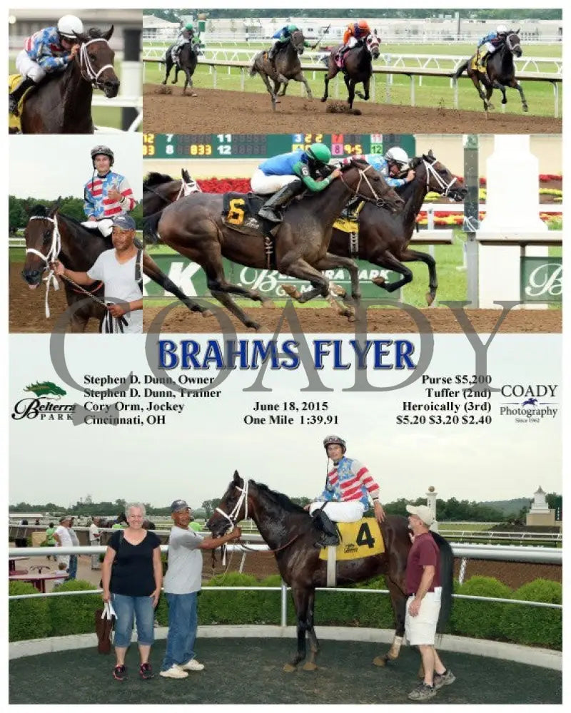 Brahms Flyer - 061815 Race 08 Btp Belterra Park