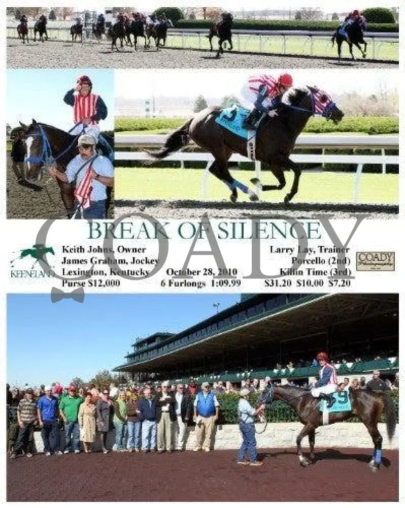 Break Of Silence - 102810 Keeneland