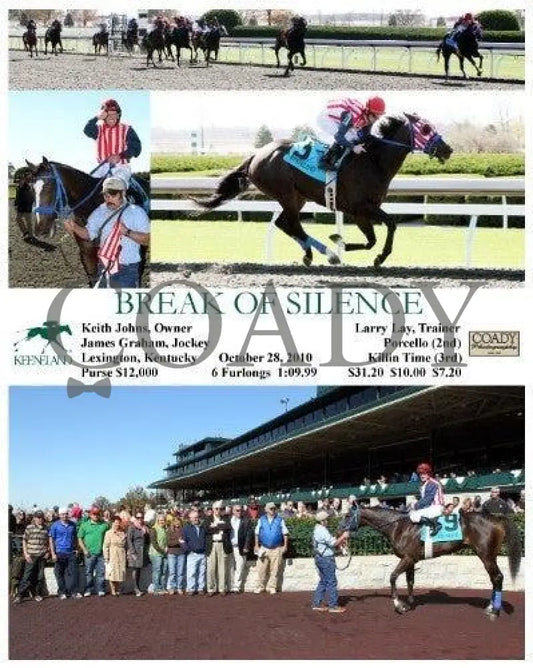 Break Of Silence - 102810 Keeneland