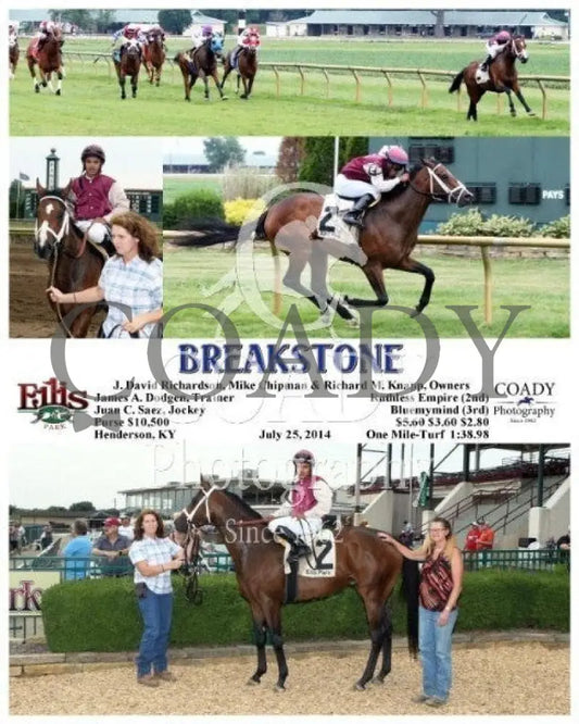Breakstone - 072514 Race 08 Elp Ellis Park