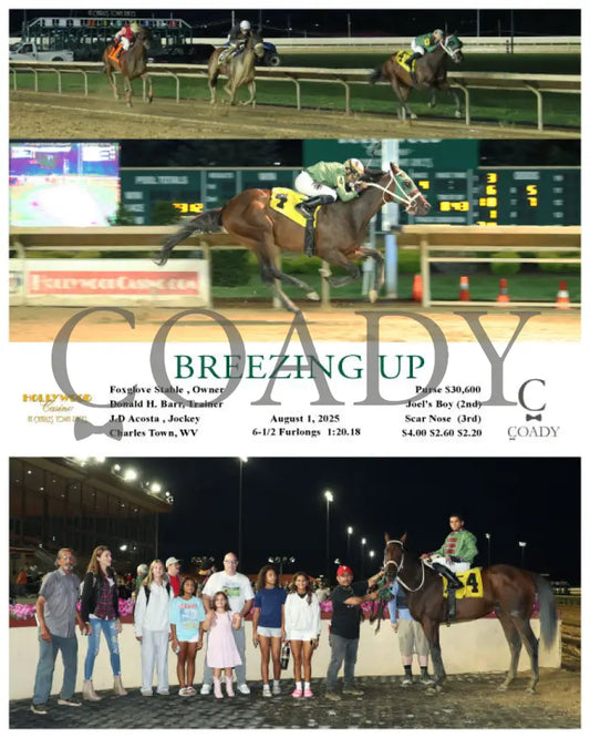 BREEZING UP - 08-01-25 - R04 - CT Hollywood Casino at Charles Town Races