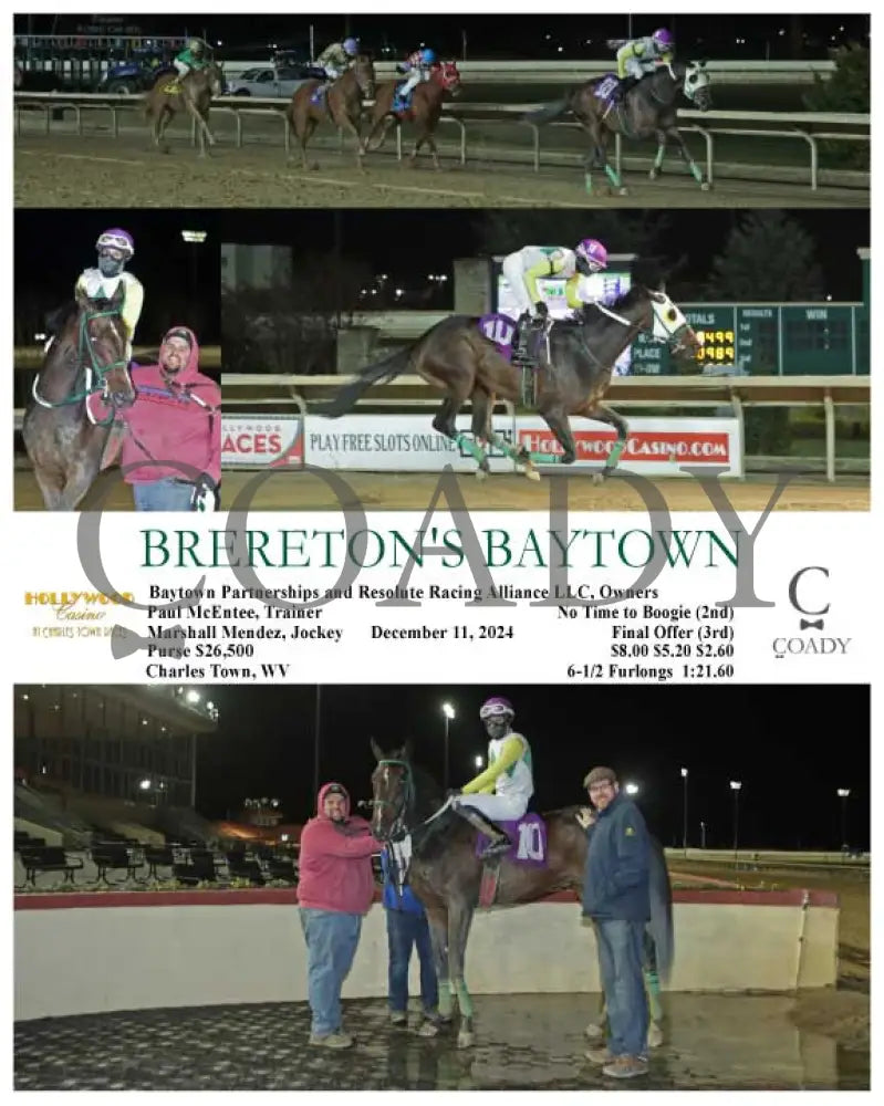 Brereton’s Baytown - 12-11-24 R03 Ct Hollywood Casino At Charles Town Races