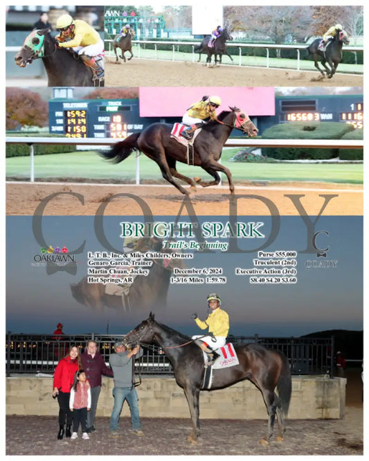Bright Spark - Trail’s Beginning 12-06-24 R10 Op Oaklawn Park