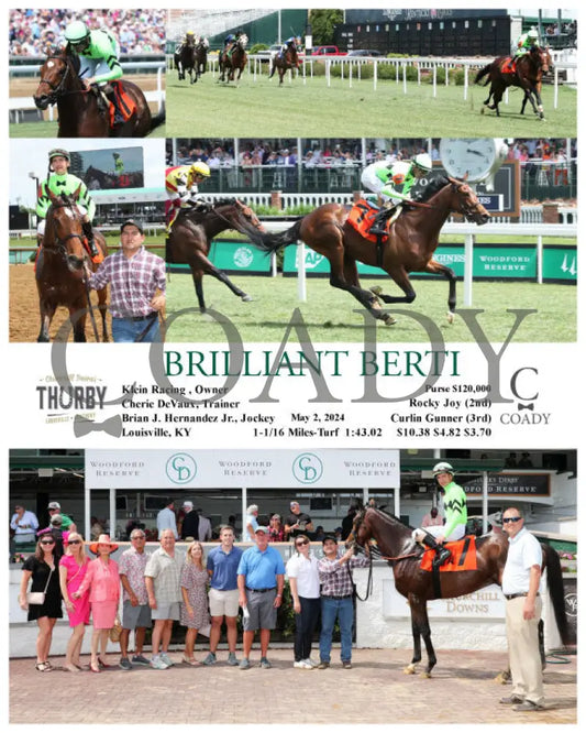 Brilliant Berti - 05-02-24 R05 Cd Churchill Downs