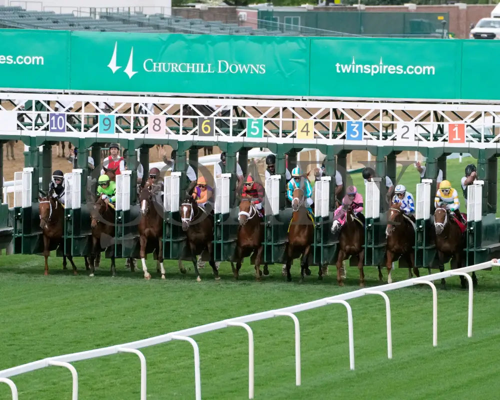 BRILLIANT BERTI - 050125 - Race 10 - CD - Starting Gate 01 Churchill Downs