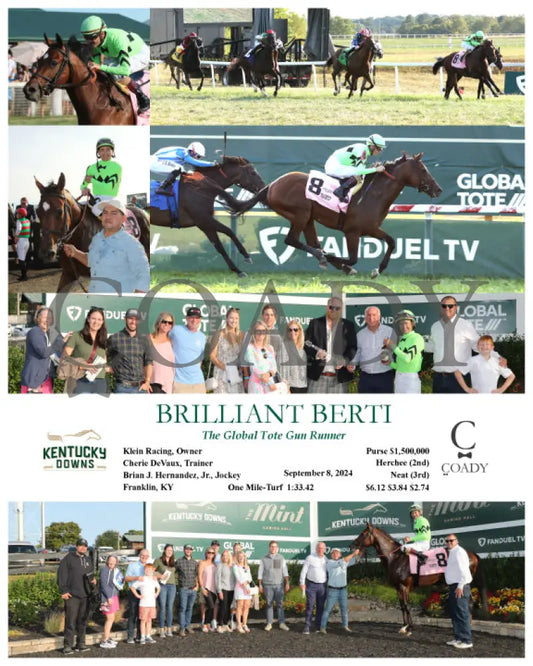 Brilliant Berti - 090824 Race 10 Kd Kentucky Downs