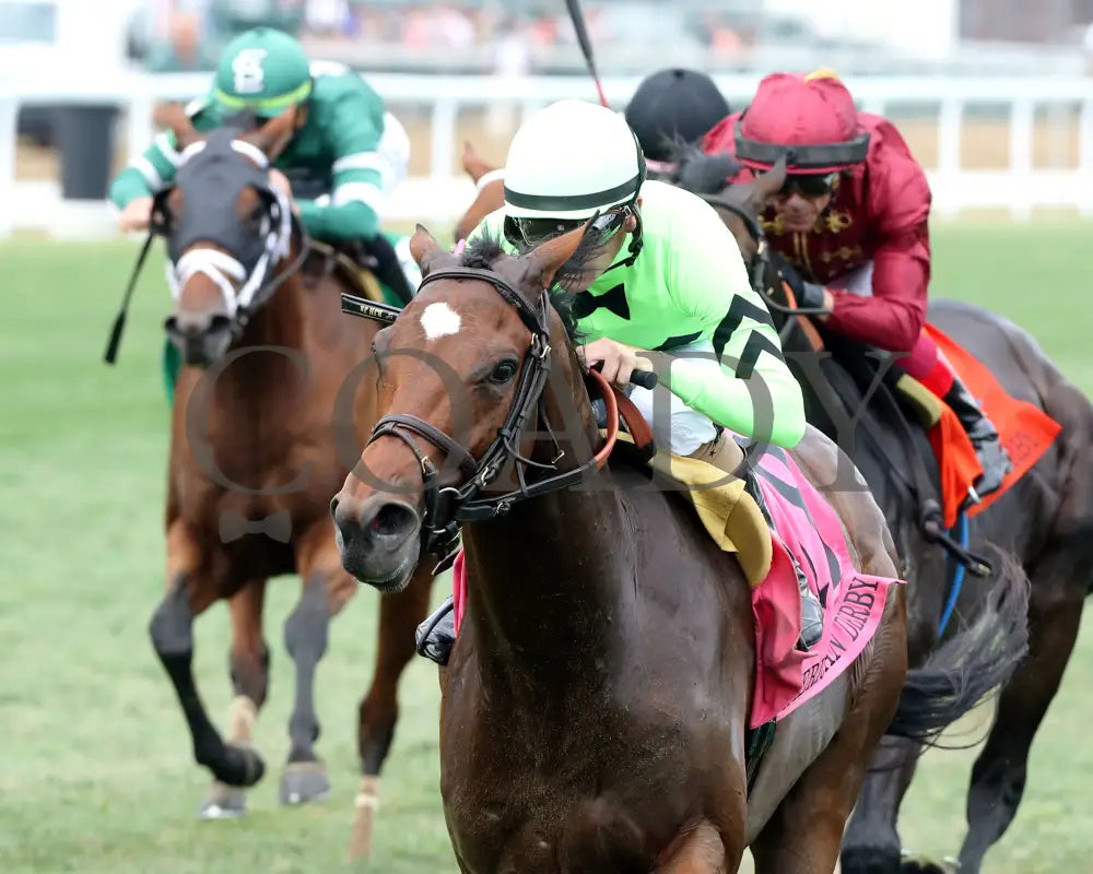 Brilliant Berti - The American Derby 109Th Running 06-29-24 R09 Cd Inside Finish 01 Churchill Downs