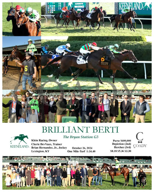 Brilliant Berti - The Bryan Station G3 10-26-24 R09 Kee Keeneland