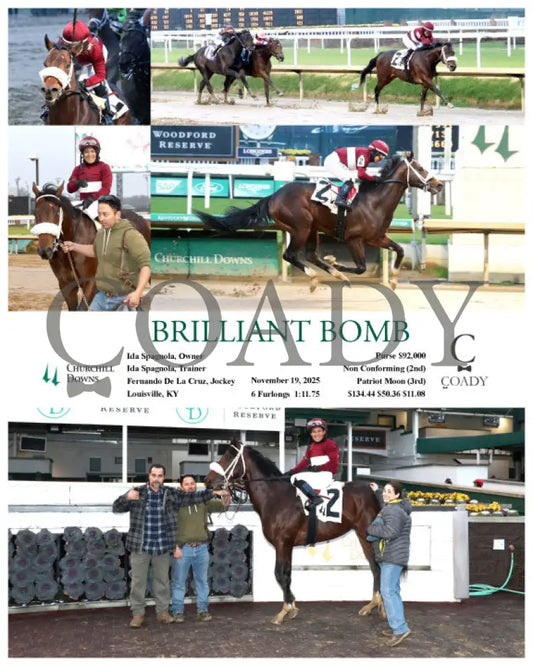 BRILLIANT BOMB - 111925 - Race 09 - CD - Coady Media - Kurtis Coady Photography