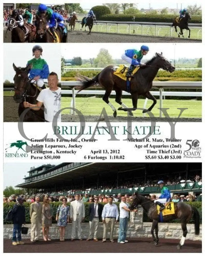 Brilliant Katie - 041312 Race 06 Keeneland