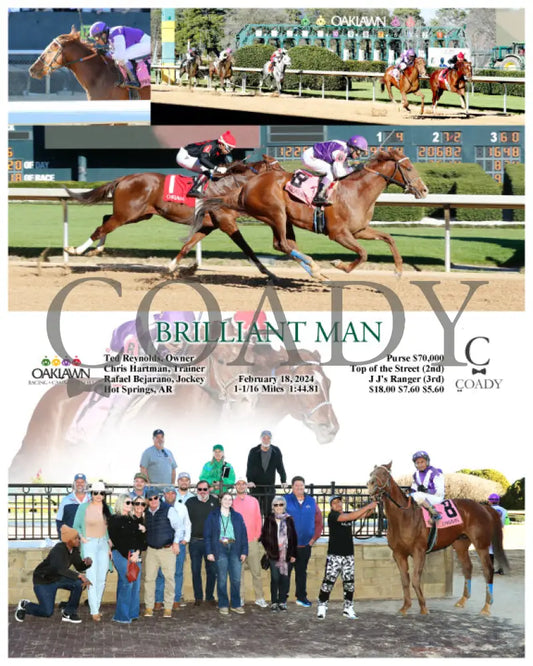 Brilliant Man - 02-18-24 R06 Op Oaklawn Park