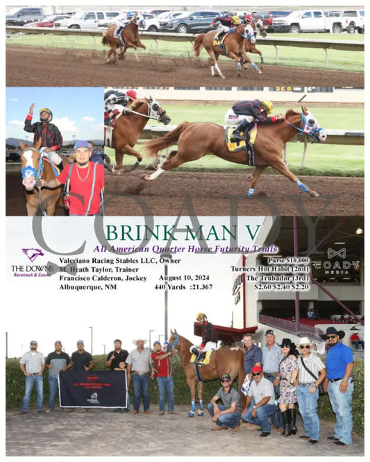Brink Man V - All American Quarter Horse Futurity Trials 08-10-24 R13 Alb Downs At Albuquerque