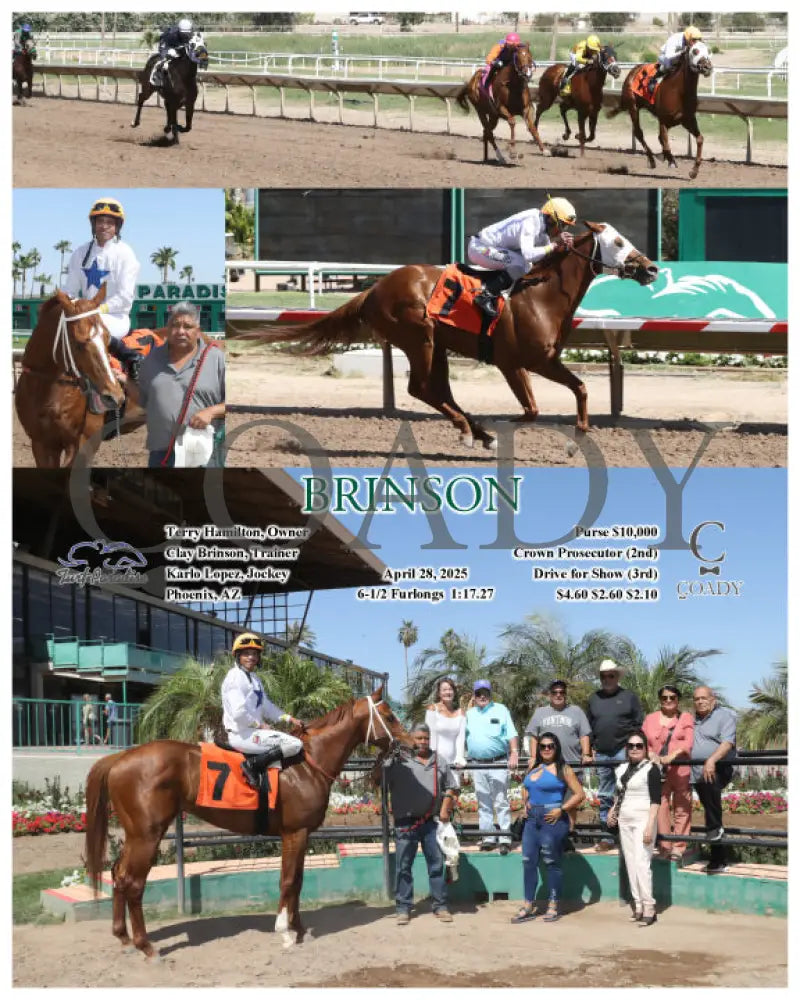 BRINSON - 04-28-25 - R04 - TUP Turf Paradise