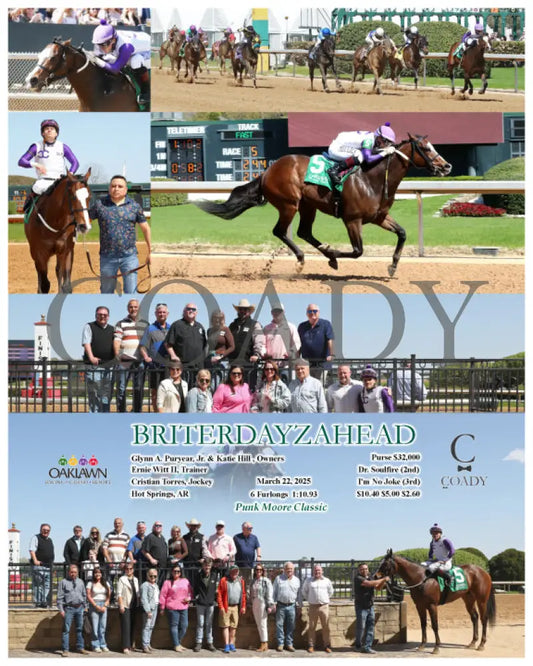 BRITERDAYZAHEAD - 032225 - Race 05 Oaklawn Park