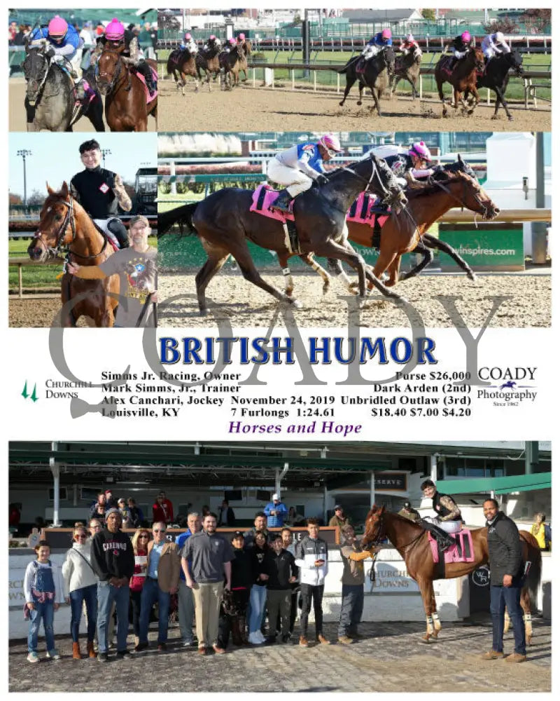 British Humor - 11-24-19 R05 Cd Churchill Downs