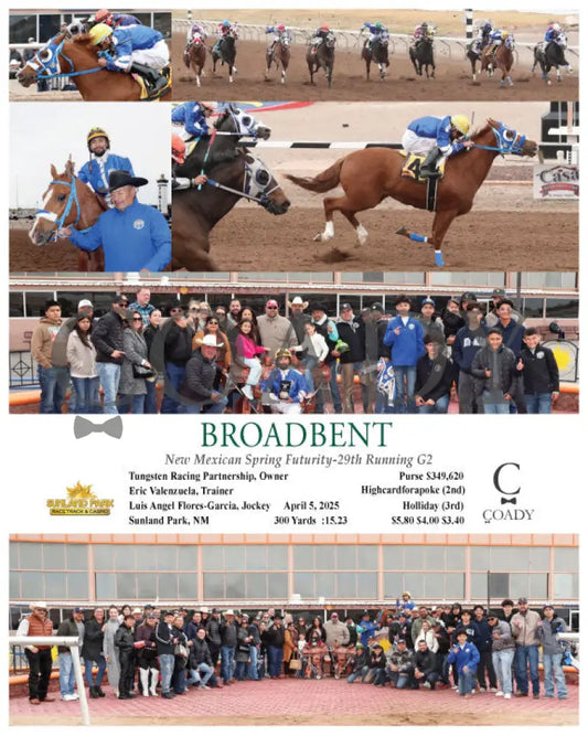 BROADBENT - New Mexican Spring Futurity-29th Running G2 - 04-05-25 - R09 - SUN Sunland Park