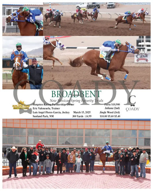 BROADBENT - New Mexican Spring Futurity Trials - 03-15-25 - R04 - SUN Sunland Park