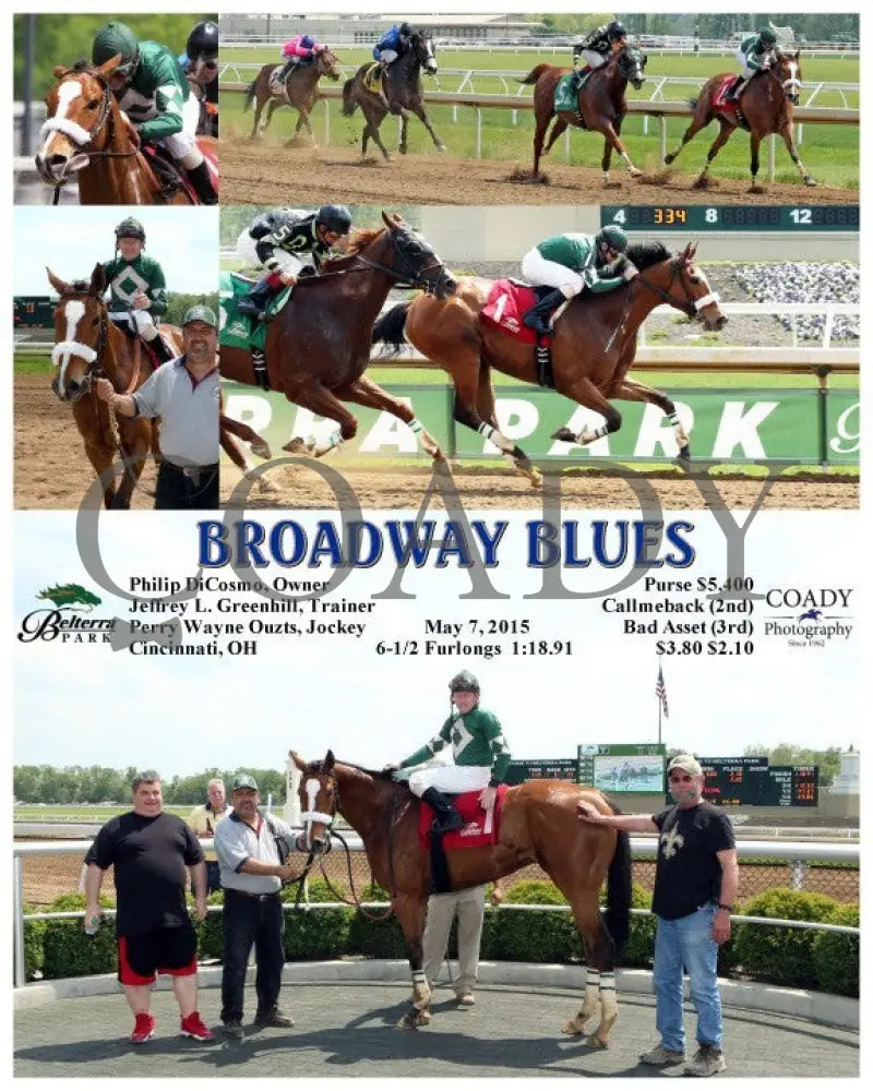 Broadway Blues - 050715 Race 02 Btp Belterra Park