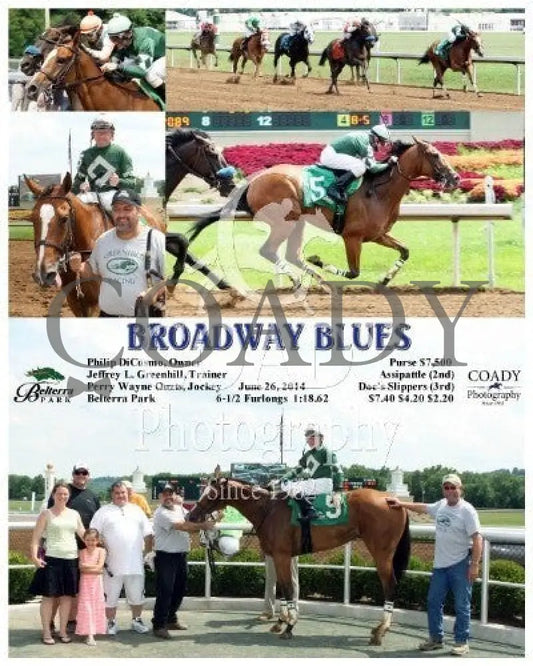 Broadway Blues - 062614 Race 05 Btp Belterra Park