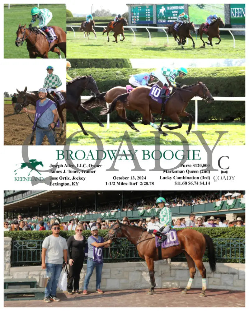 Broadway Boogie - 101324 Race 06 Kee Keeneland